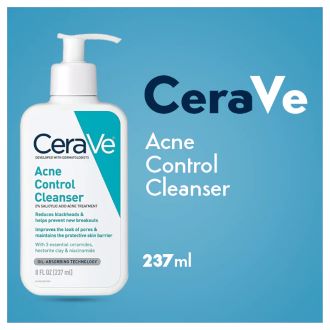 CeraVe acne control cleanser 237ml Cerave Acne Control Cleanser 2% SALICYLIC ACID ACNE TREATMENT