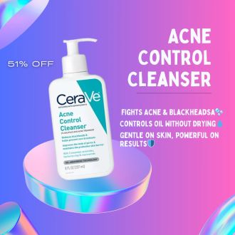 CeraVe acne control cleanser 237ml Cerave Acne Control Cleanser 2% SALICYLIC ACID ACNE TREATMENT