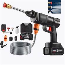 Rechargeable Pressure Washer Gun with Complete Accessories | High-Pressure Cleaning Spray Machine – Single Battery