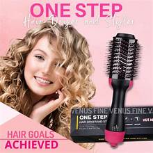 One-Step Hair Dryer & Straightener | 3-in-1 Multifunction Styling Brush  –  Hot Air Brush Styler & Volumizer