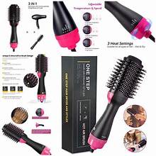 One-Step Hair Dryer & Straightener | 3-in-1 Multifunction Styling Brush  –  Hot Air Brush Styler & Volumizer