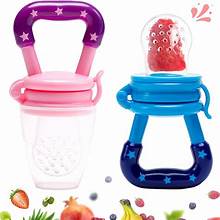 Baby Fruit Feeder Pacifier – Fresh Food Nibbler for Infants & Toddlers | Safe Silicone Feeding Pacifier