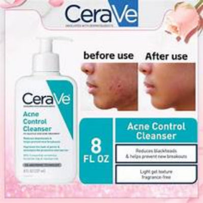 CeraVe acne control cleanser 237ml Cerave Acne Control Cleanser 2% SALICYLIC ACID ACNE TREATMENT
