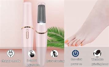 Rechargeable Pedicure Tool USB Cordless Electric Foot File