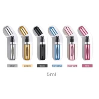 Travel Perfume Bottle Refillable Portable Mini Atomizer Spray Refill Bottle Women Pocket Dispenser Cologne Sprayer 5Ml Plastic Body