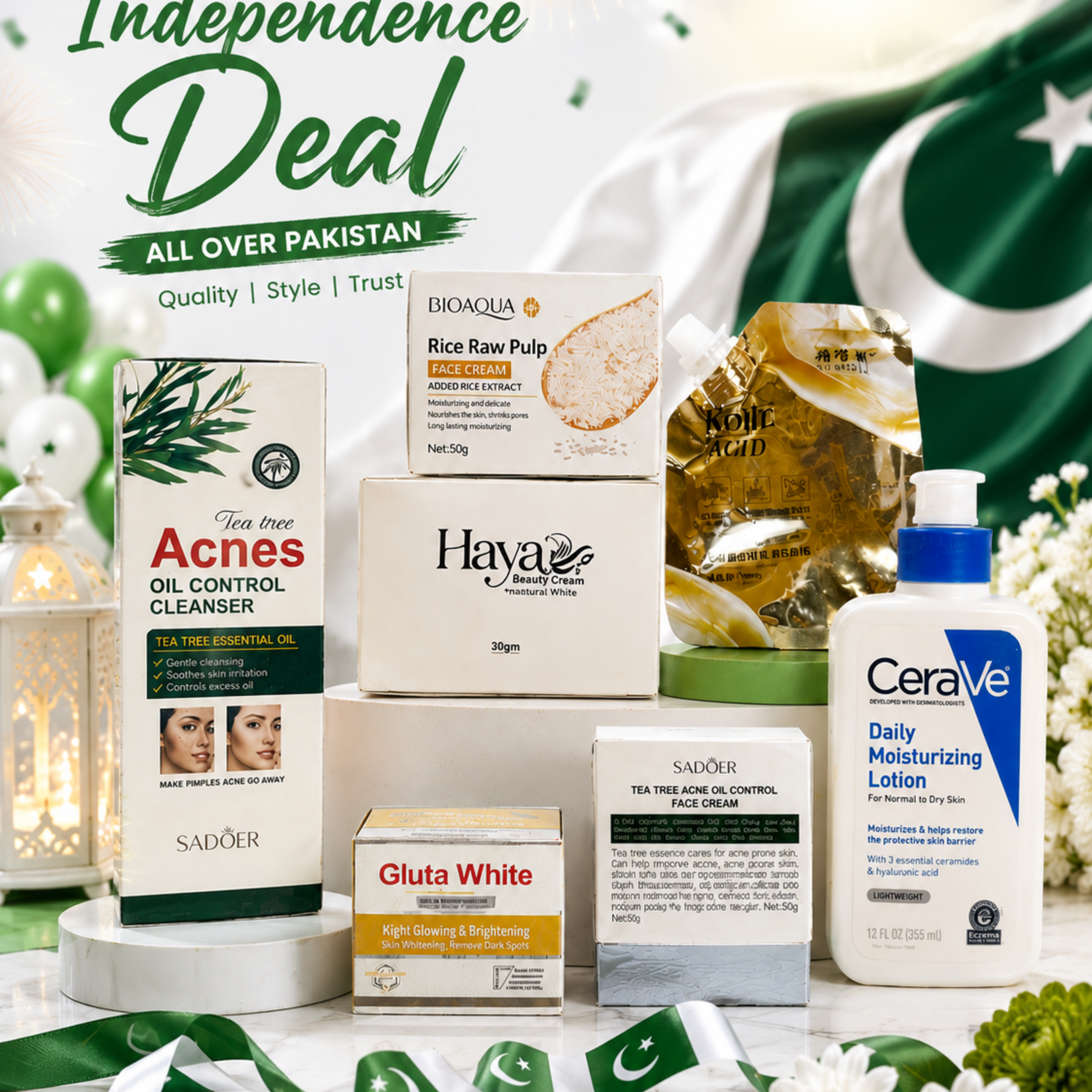 PK Independence Day Mega Beauty Deal | Premium Skincare Collection