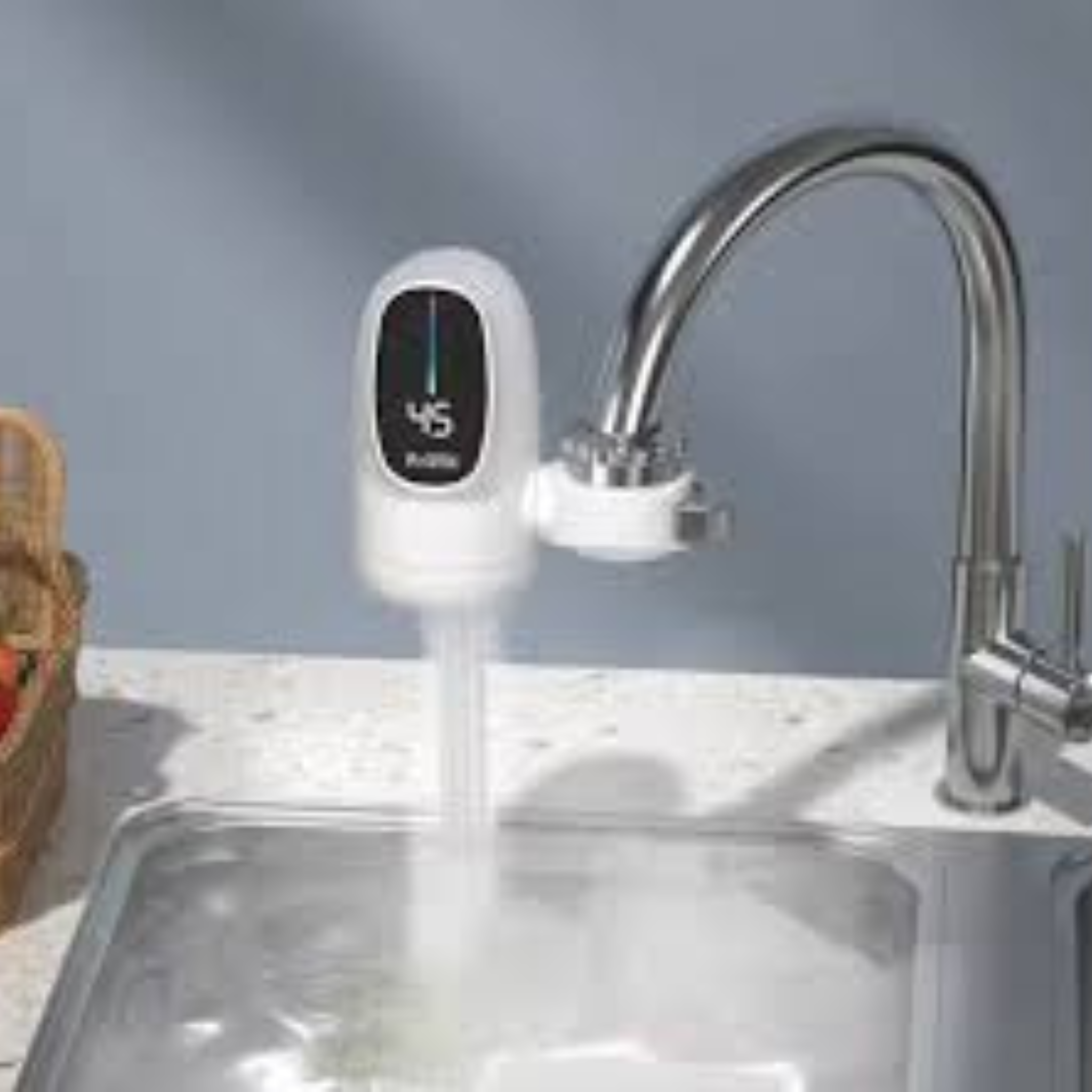 3000W Fast Heating Digital Display Instant Water Heater Tankless Heaters Kitchen Electric Hot Water Tap Bathroom Heating Faucet