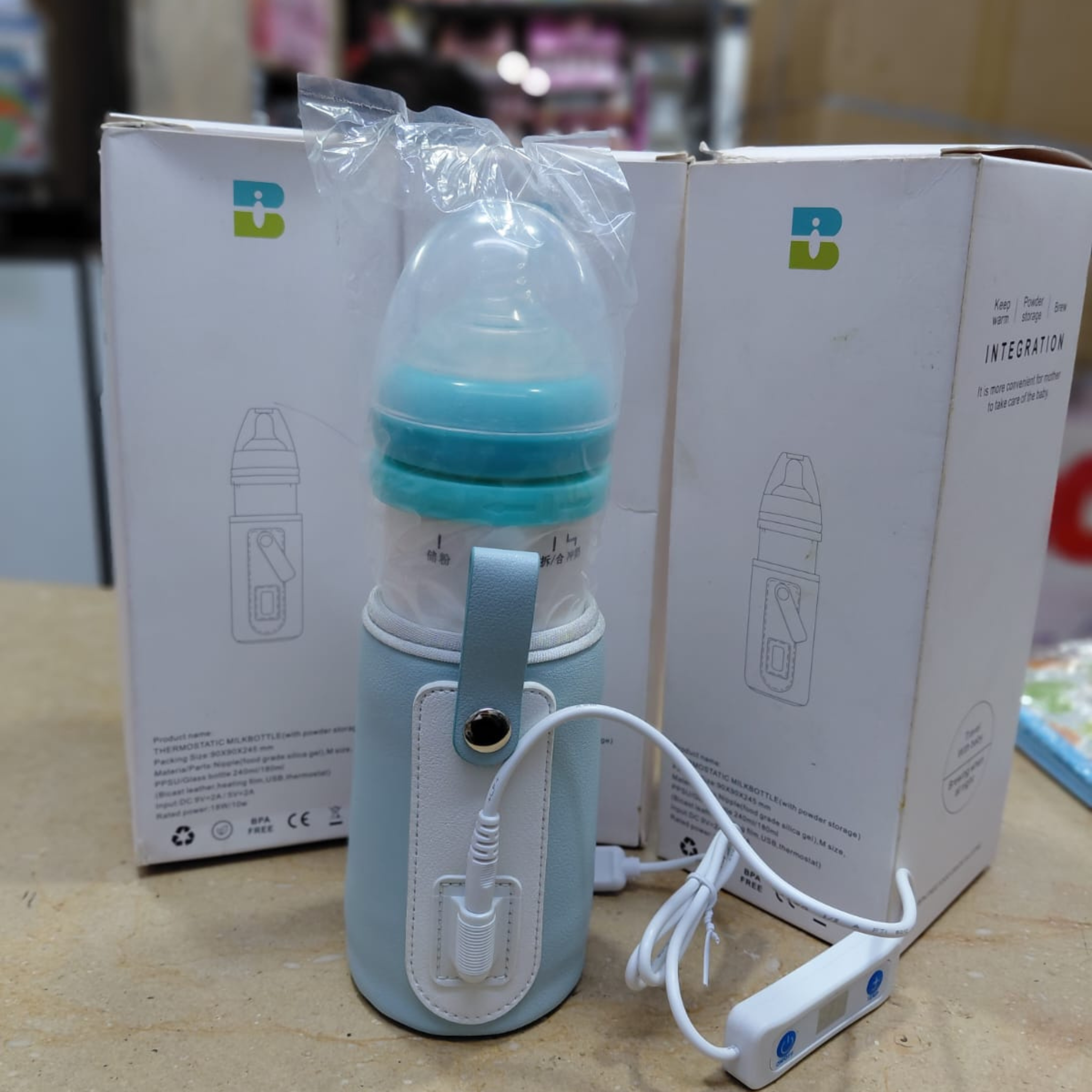 5 Seconds Baby PPSU and Glass Bottle Materials* Wide-bore Quick Flush Anti-colic Newborn Milk Training Feeding