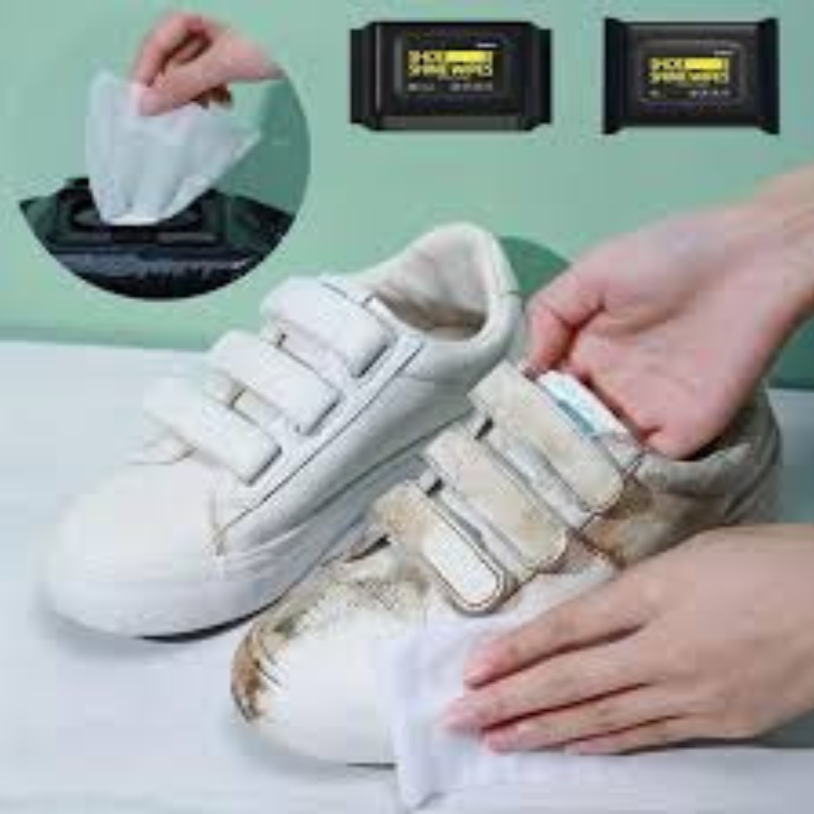 80Pcs Pack Shoes Cleaning Wipes