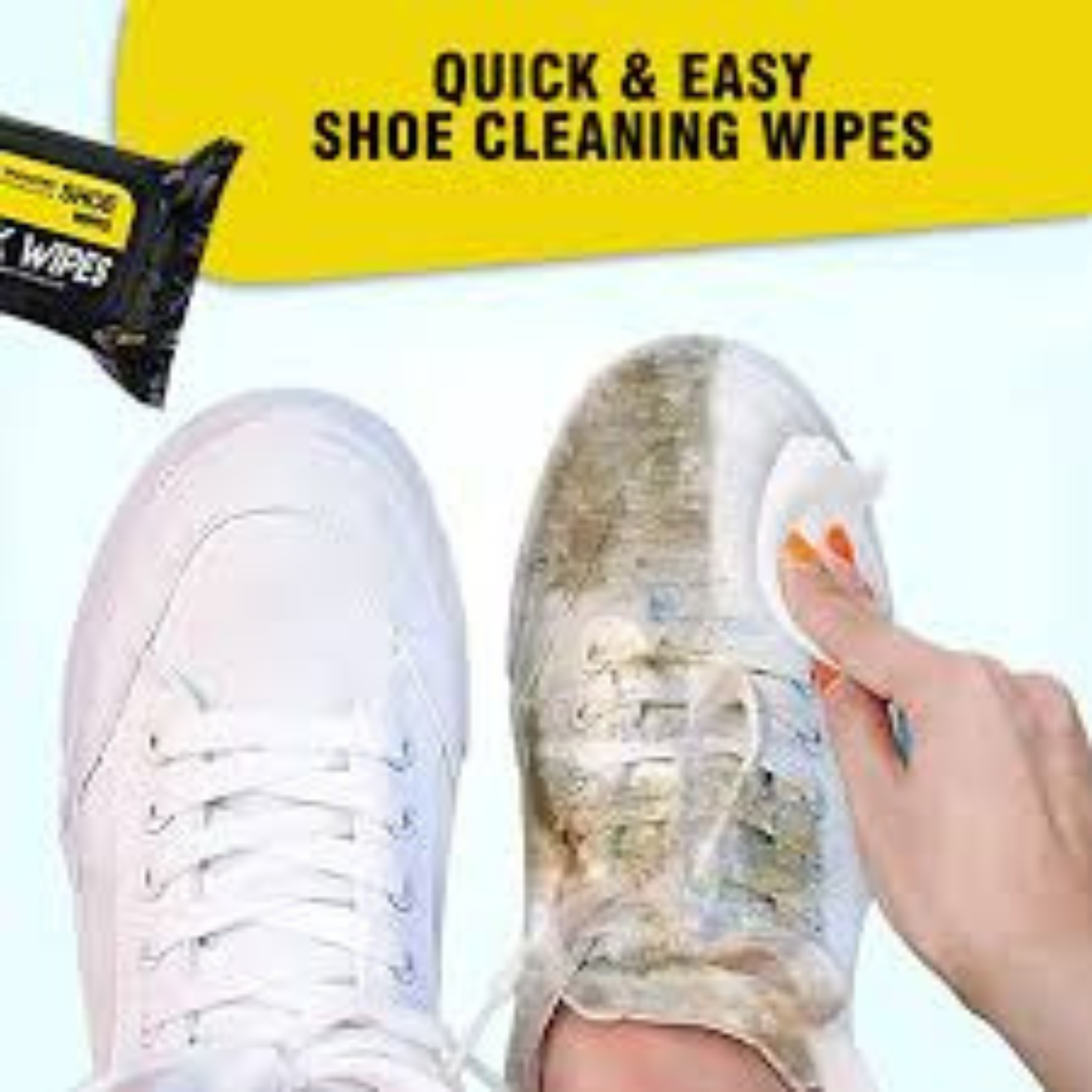 80Pcs Pack Shoes Cleaning Wipes