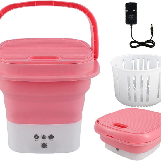Portable Washing Machine, Folding Mini Washing Machine Sterilizing And Drying Washing Machine Is Suitable For Baby Clothes