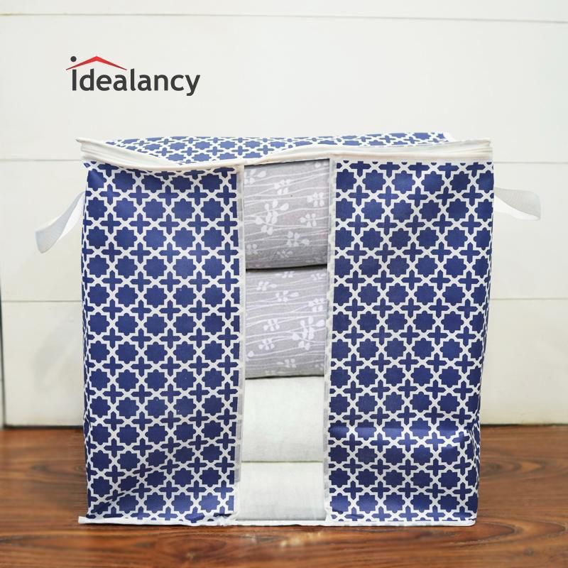 Multi-Color Embossed Clothes Organizer with Barcode Design (Black & Grey Options)