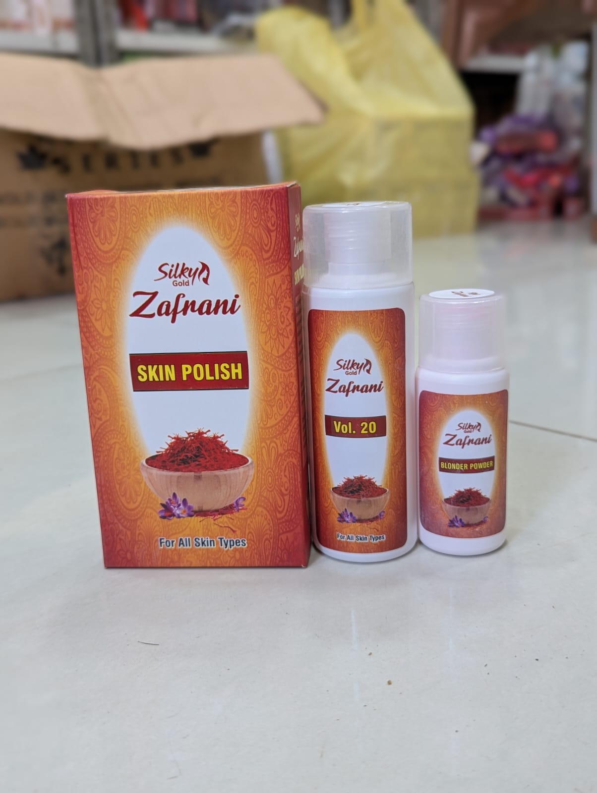 Kashee's zafrani skin polish set