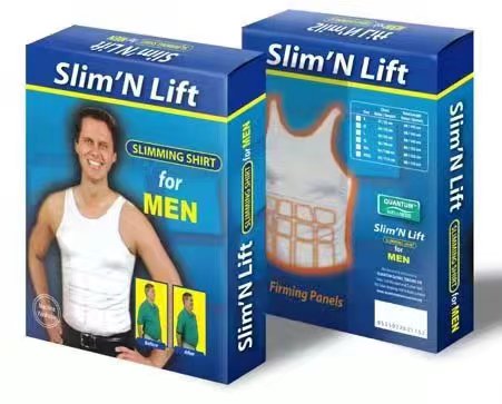 Slim 'n Lift Slimming Vest for Men White & Black Colour Sizes Available M , L , XL ,