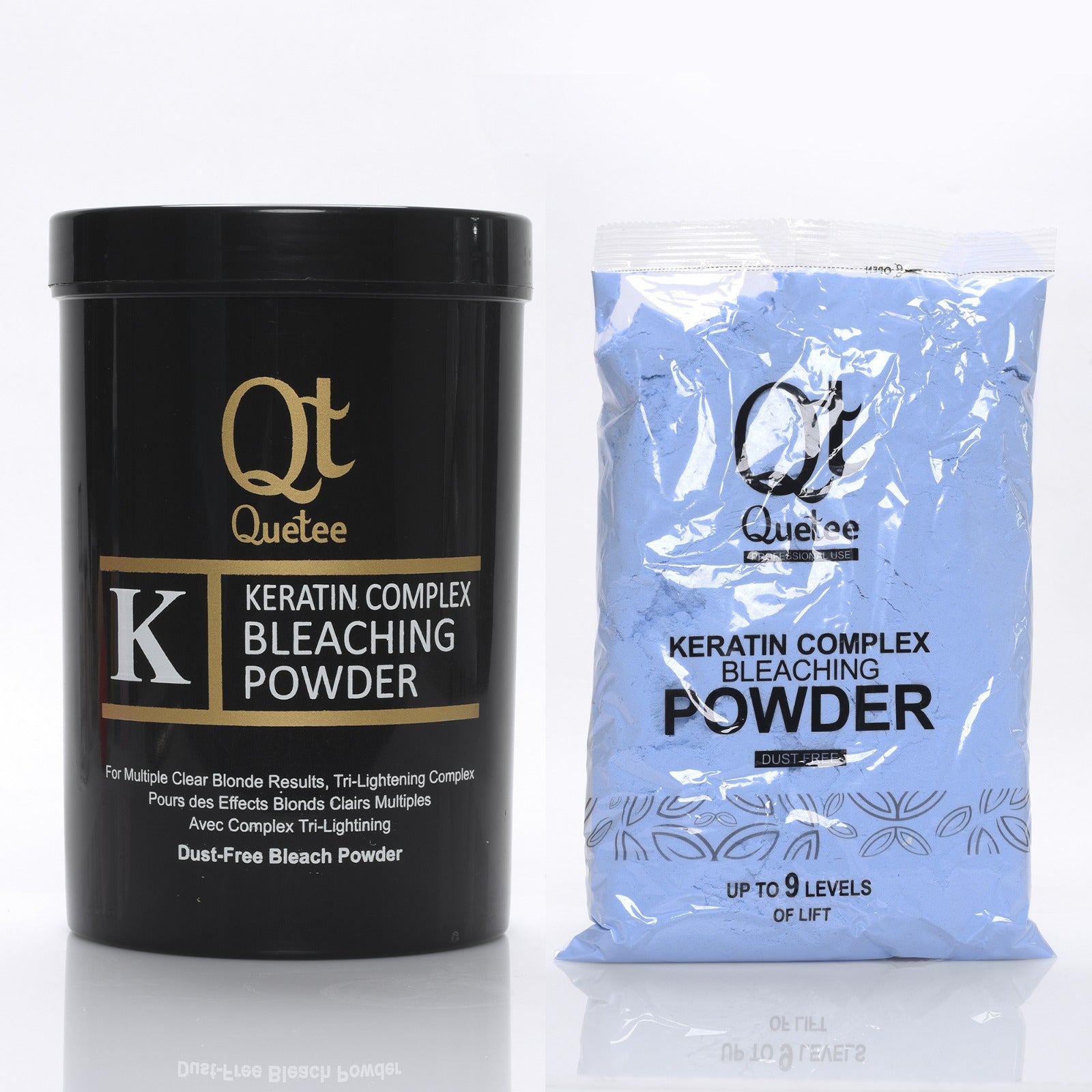 Qt Dust Free Bleaching Powder.  * white * Blue