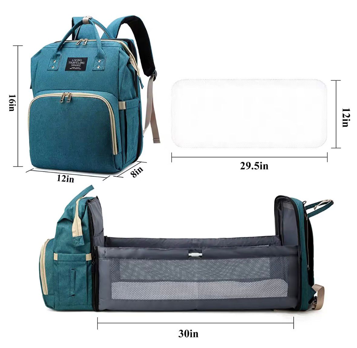 3in1 Multifunction Mummy Bag