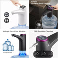 Tap USB Water Pump Gallon Bottle Drinking Switch Touch Control Automatic Water Dispenser Electric Water Pump Button Dispenser USB Charging -  Both Buttons Working