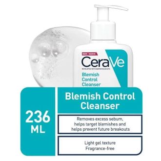 CeraVe Blemish Control Cleanser For Blemish-Prone Skin, 236ml