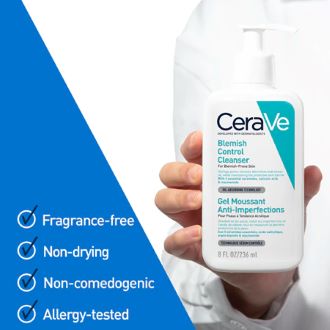 CeraVe Blemish Control Cleanser For Blemish-Prone Skin, 236ml