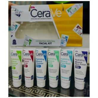 High-quality CeraVe Hydrating Mineral Facial Kit Imported Meterial (6pc pack)