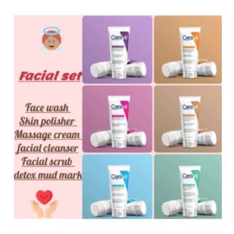 High-quality CeraVe Hydrating Mineral Facial Kit Imported Meterial (6pc pack)