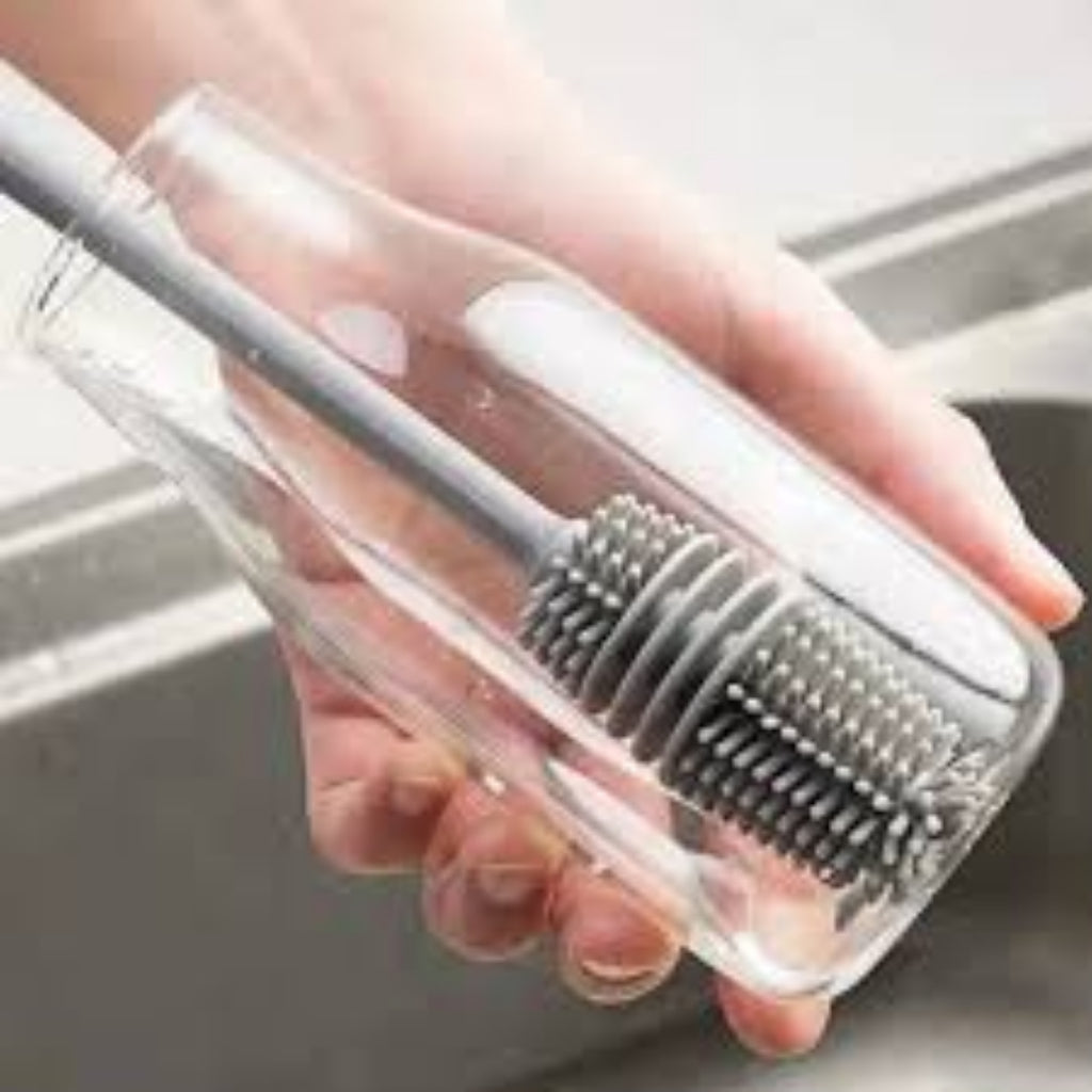Silicone Bottle Cleaning Brush with Long Handle
