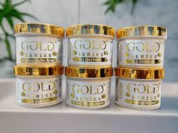 6 step gold facial series Include 2pcs bleach set