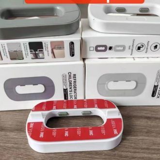 Refrigerator Lock Child Safety Refrigerator Lock Multi-Function Lock Catch with 3M Adhesive