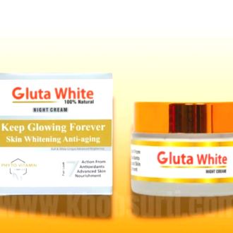 Keep Glowing Forever Skin Whitening Anti-Aging Night Cream for Wrinkle Reduction, Dark Spot Fading, Even Skin Tone, and Youthful Radiance