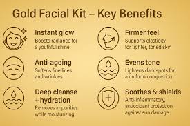 6 step gold facial series Include 2pcs bleach set