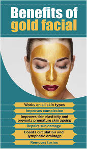 6 step gold facial series Include 2pcs bleach set