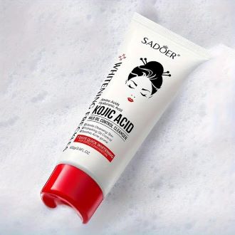 Whitening Moisturizing Cleanser for Face with gift of multani Maask– Oil Control Facial Wash for Acne-Prone Skin – Refreshing Skin Brightening Cleansing Foam – Deep Pore Cleanser with Whitening – Moisturizing Face Wash for Hyperpigmentation