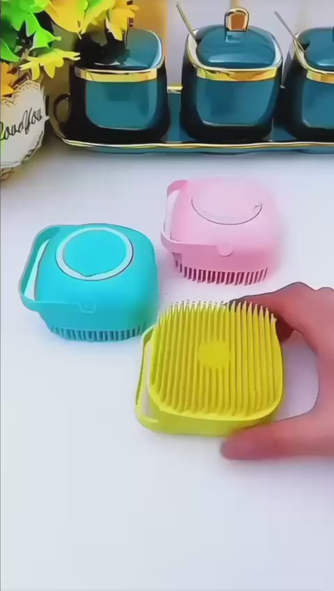 Silicon bath body Brush
