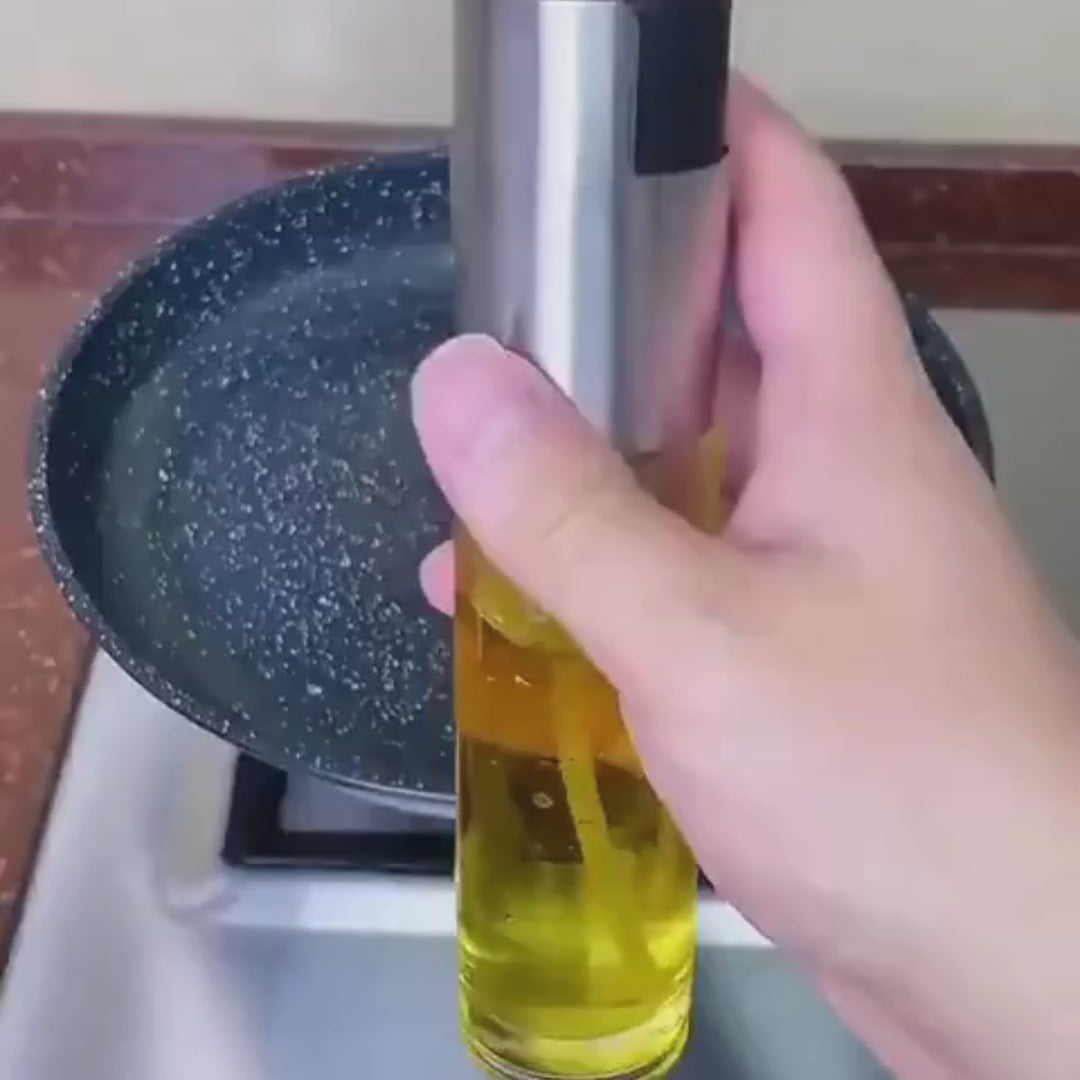 oil spray bottle dispenser delivers (Glassware)